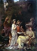 The Fairy tale teller Anselm Feuerbach